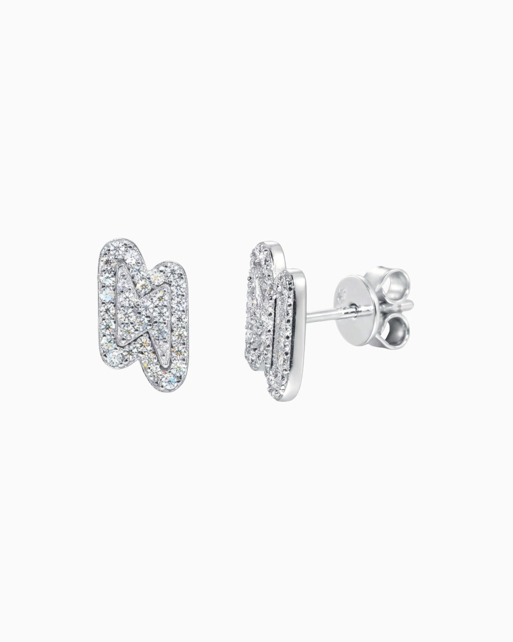 BOUCLES D'OREILLES MOISSANITE LIGHTNING.