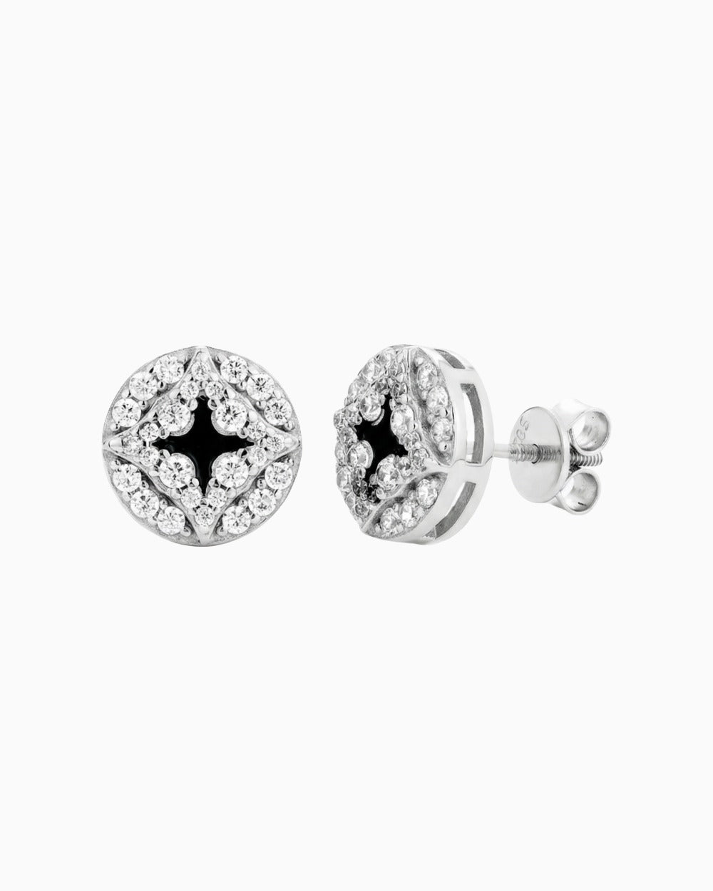 BOUCLES D'OREILLES MOISSANITE STAR POINTER.