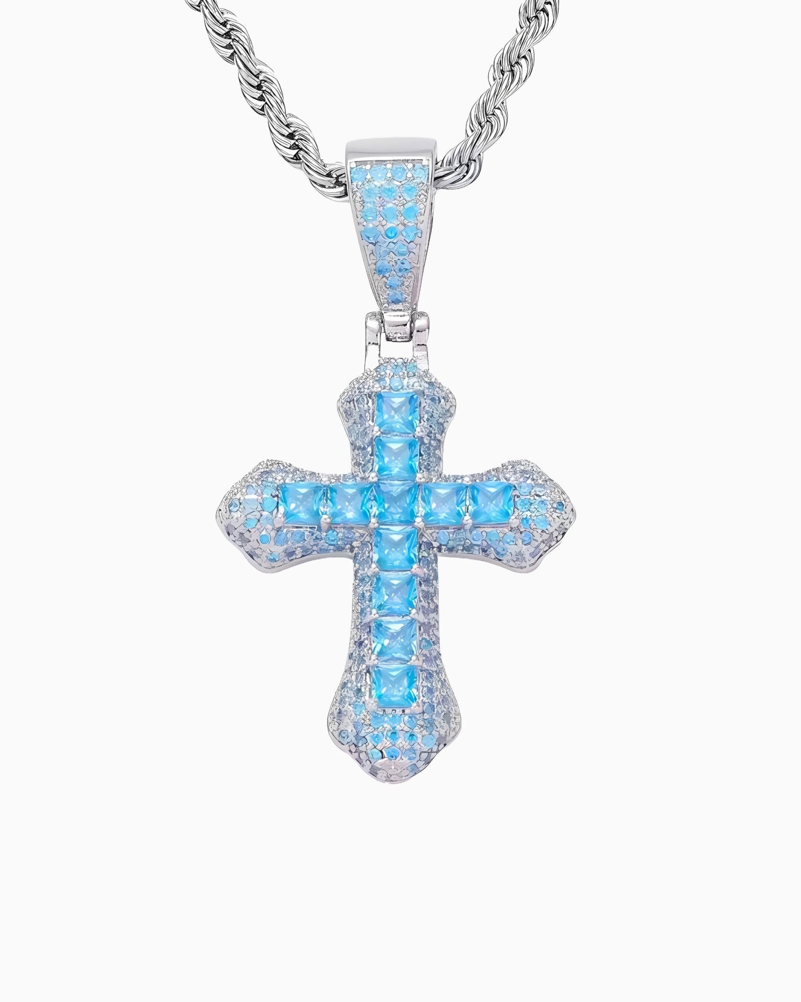 BLUE CROSS PENDANT. - Drippy Amsterdam