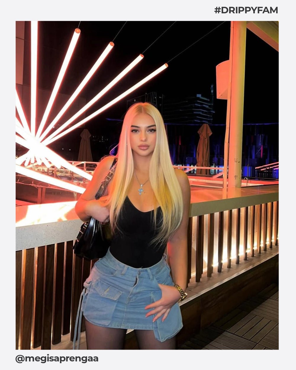 BLUE CROSS PENDANT 925. - WHITE GOLD - Drippy Amsterdam