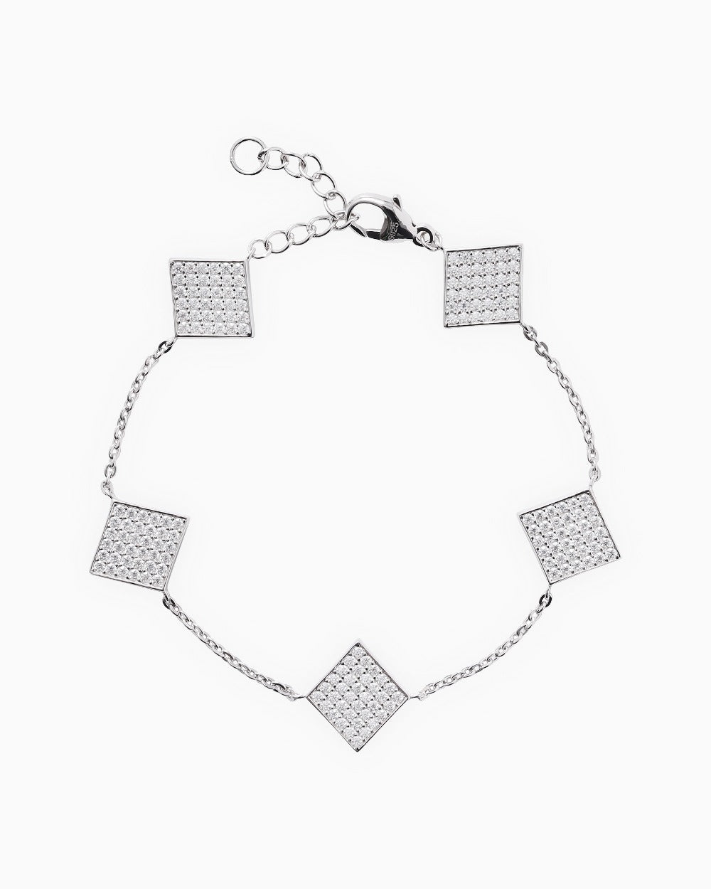 MOISSANITE DIAMOND MOTIF BRACELET. - Drippy Amsterdam