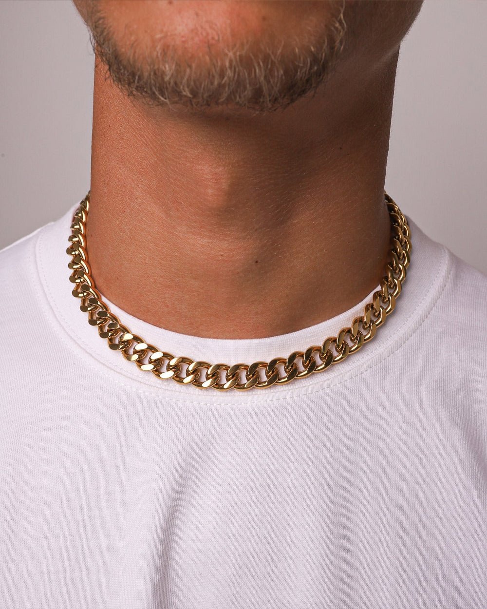 CLEAN CUBANA CHAIN. - 12MM 18K GOLD - Drippy Amsterdam