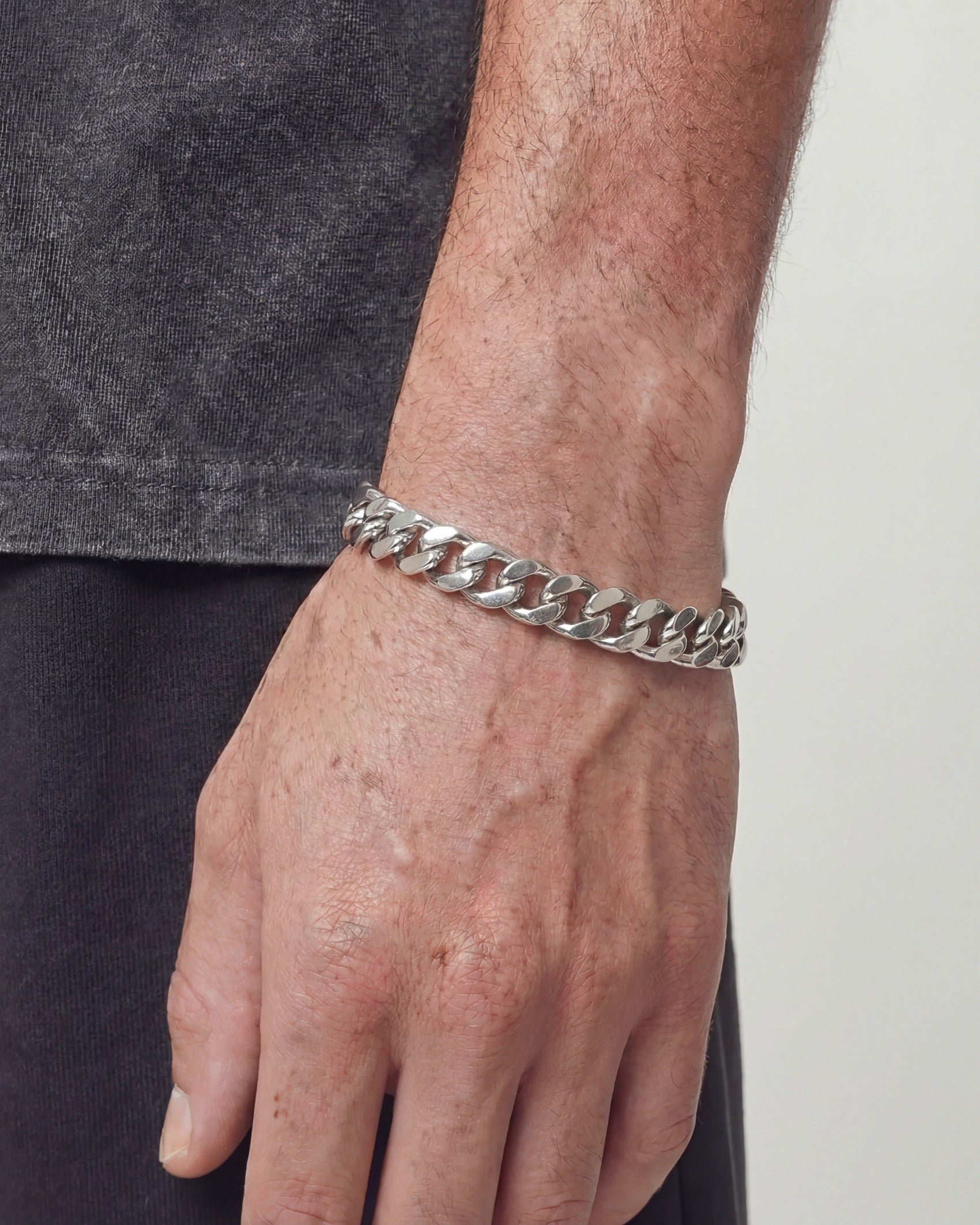 CLEAN CUBANA BRACELET. - 12MM