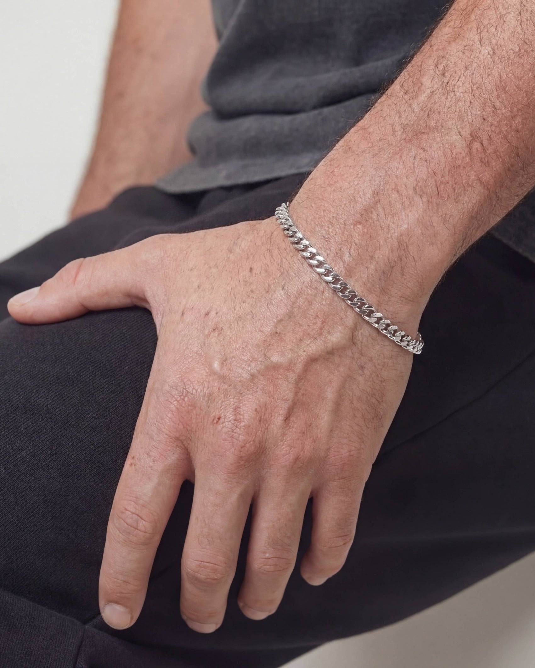 CLEAN CUBANA BRACELET. - 4MM