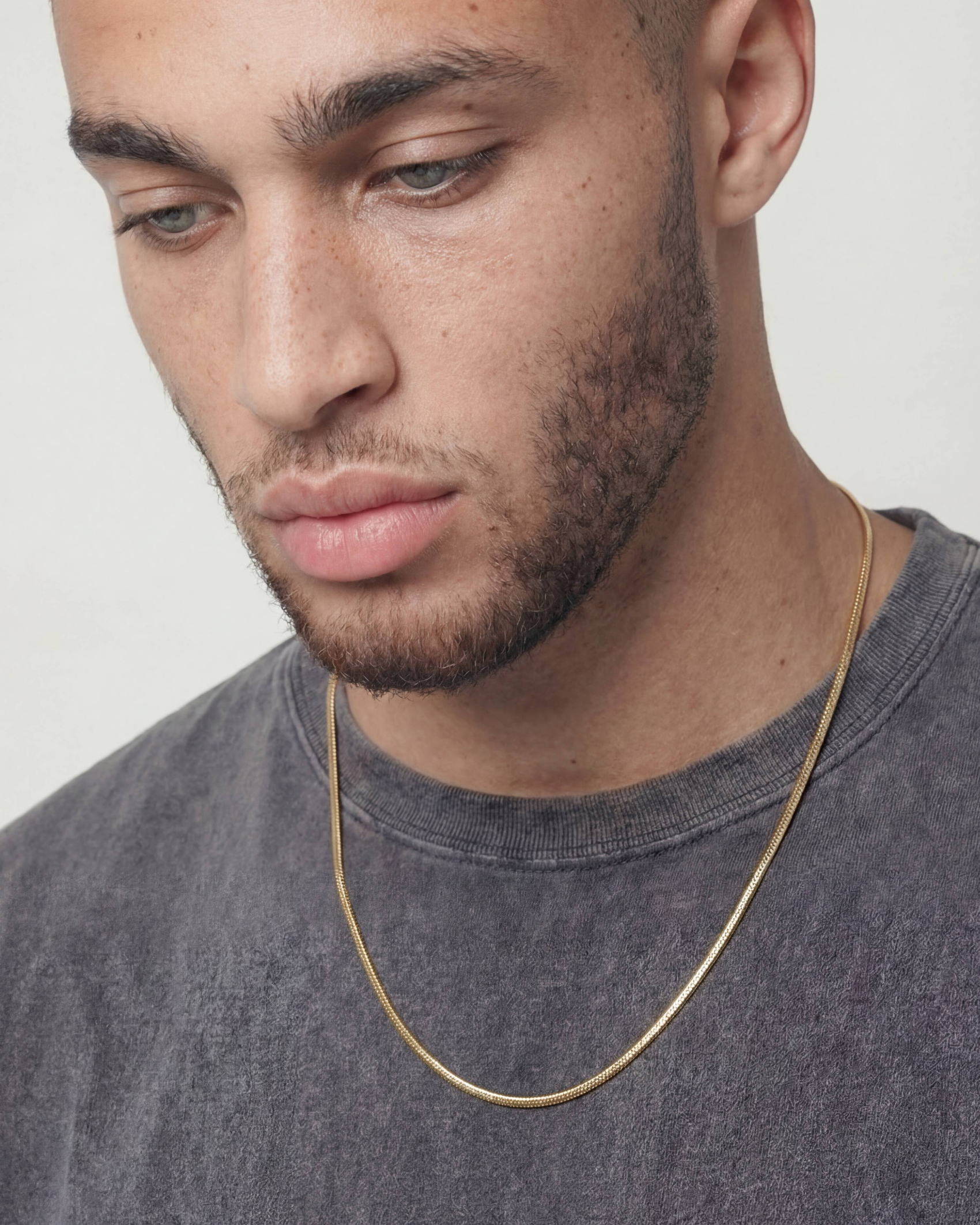 CLEAN SNAKE CHAIN. - 2MM GOLD