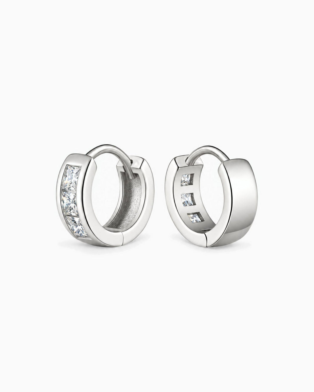 BAGGY HOOPS EARRINGS. - 925