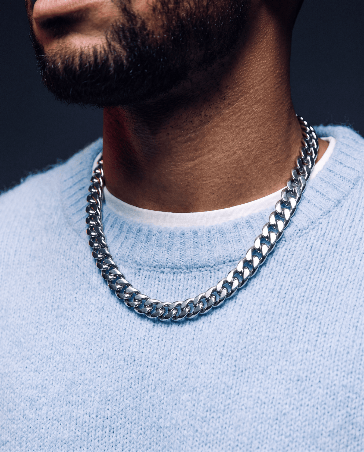 CLEAN BOXED CUBANA CHAIN. - 11MM - Drippy Amsterdam