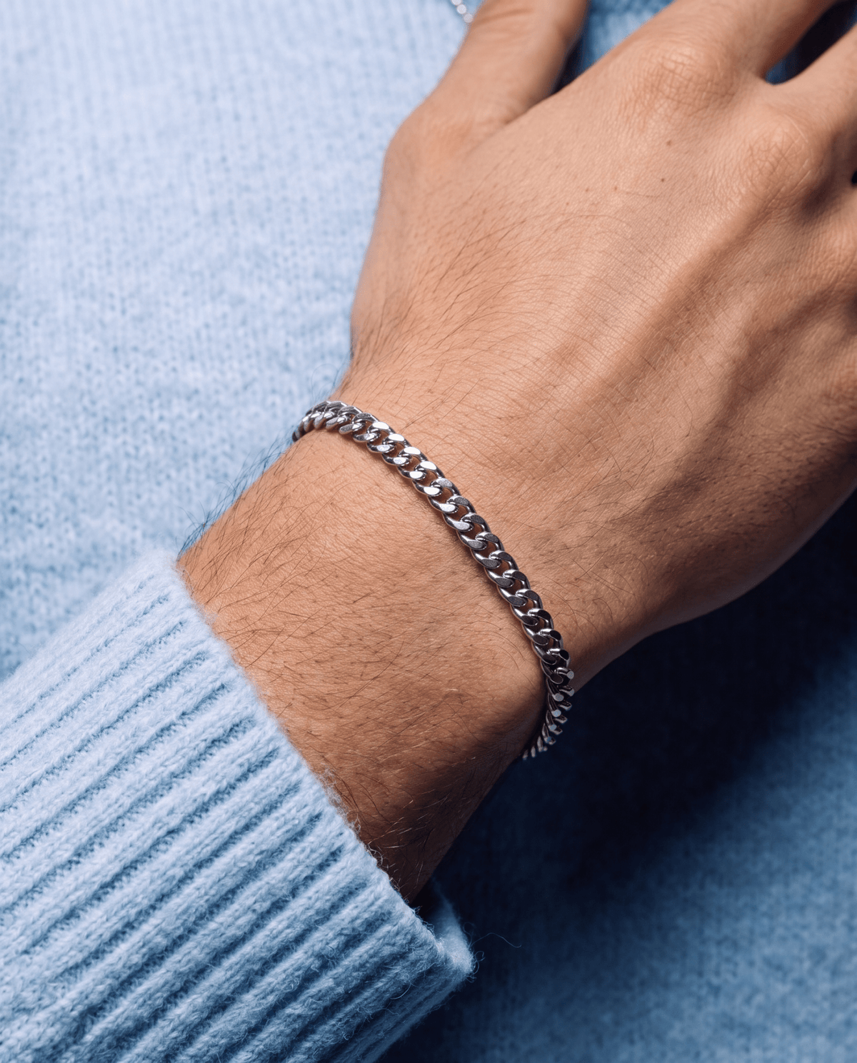 CLEAN CUBANA BRACELET. - 4MM - Drippy Amsterdam