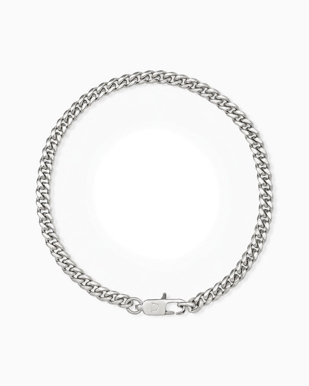 CLEAN CUBANA BRACELET. - 4MM