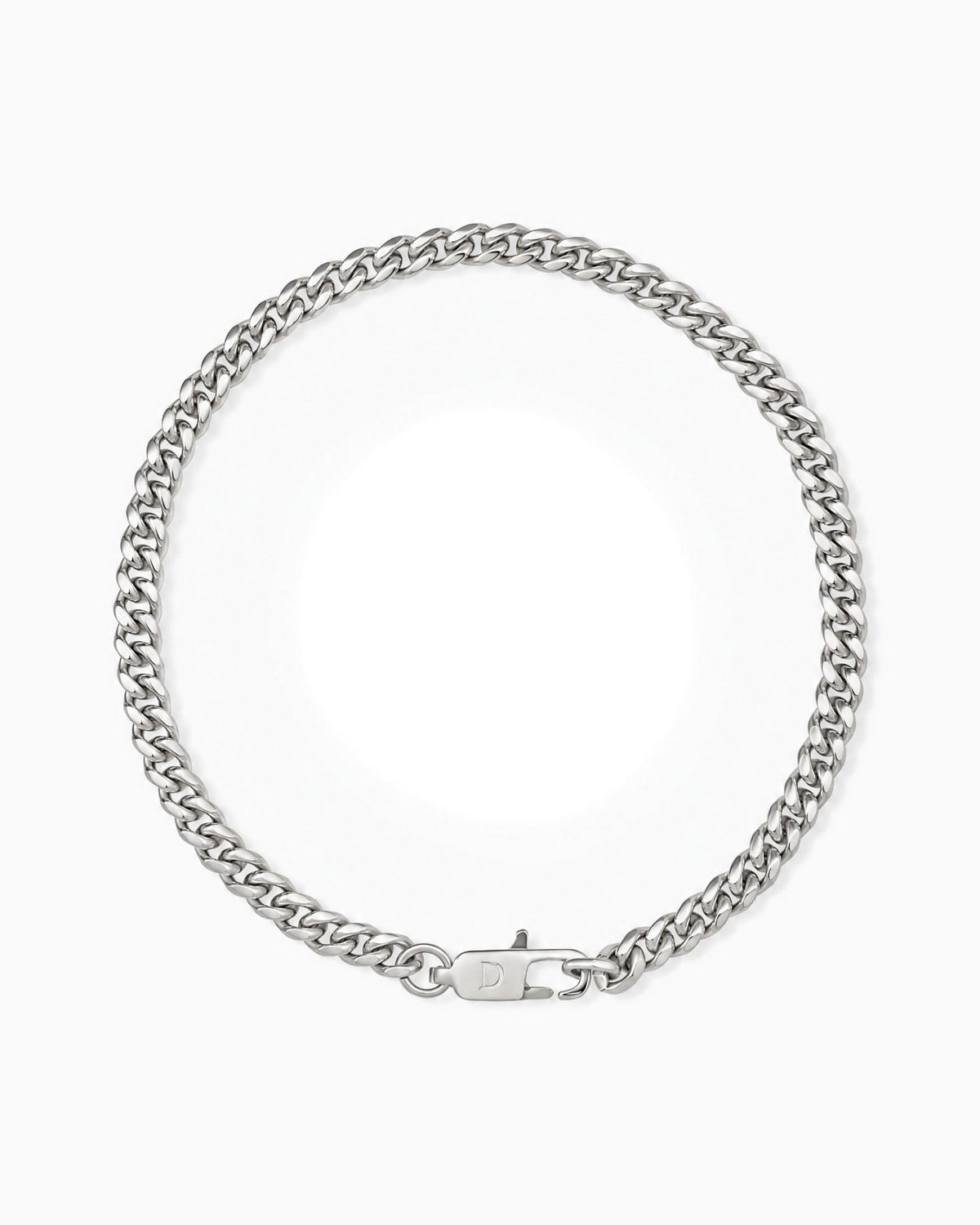 CLEAN CUBANA BRACELET. - 4MM