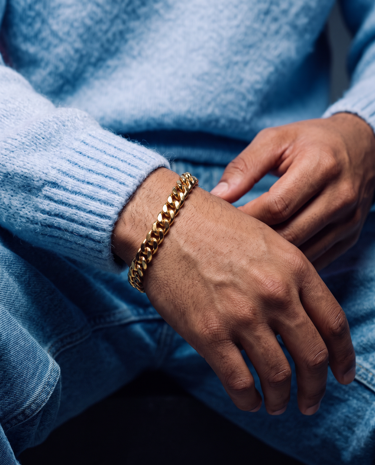 CLEAN CUBANA BRACELET. - 6MM GOLD