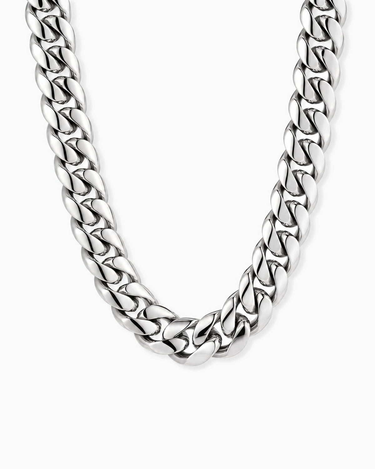 CLEAN CUBANA CHAIN. - 12MM