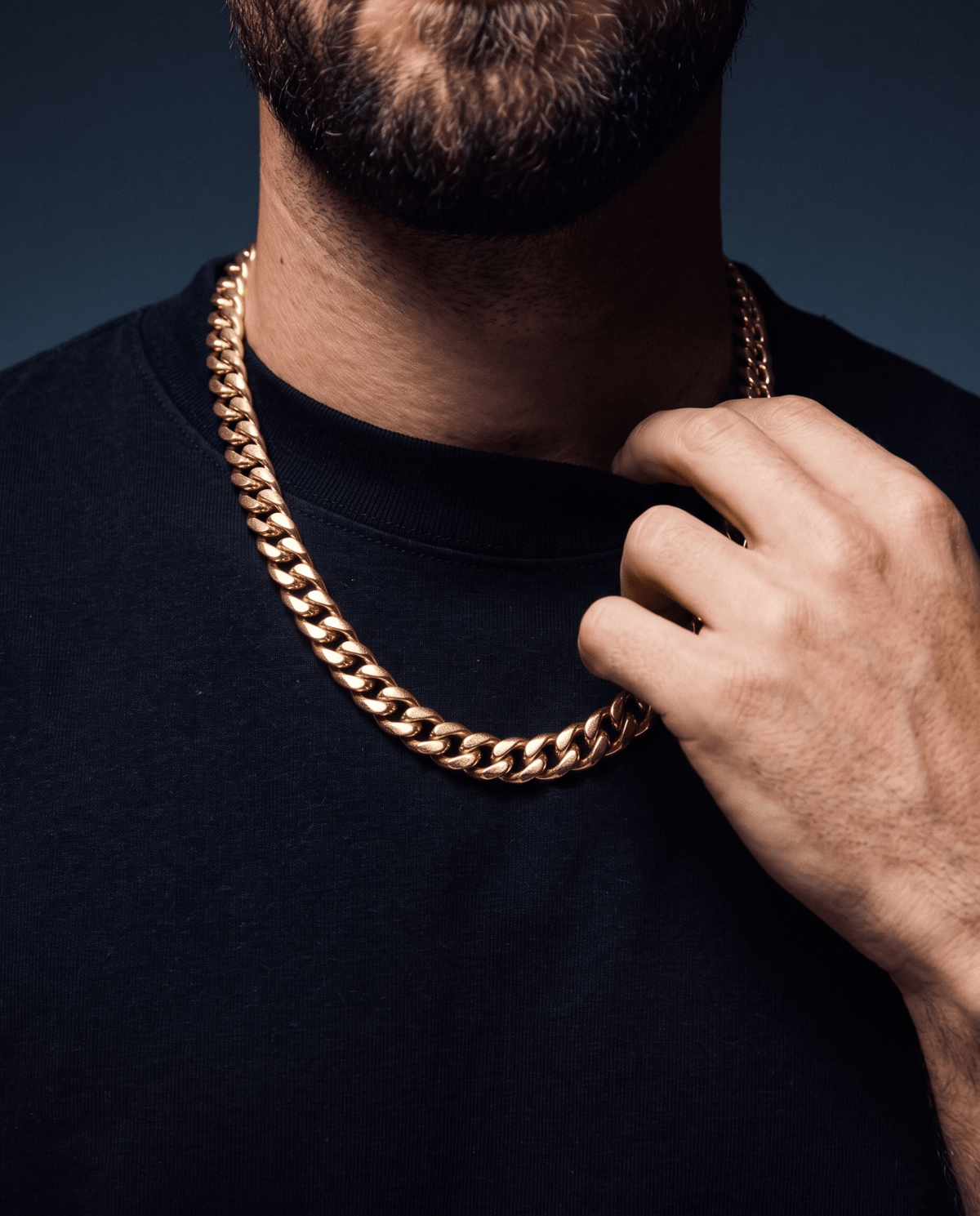 CLEAN CUBANA CHAIN. - 12MM GOLD - Drippy Amsterdam