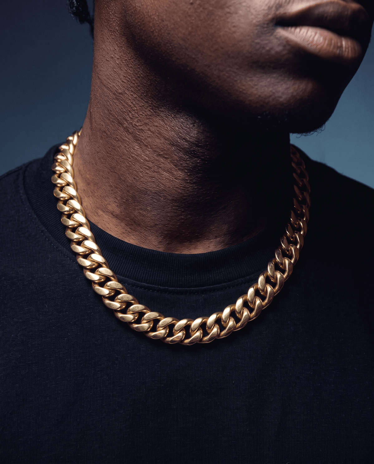 CLEAN CUBANA CHAIN. - 12MM GOLD - Drippy Amsterdam