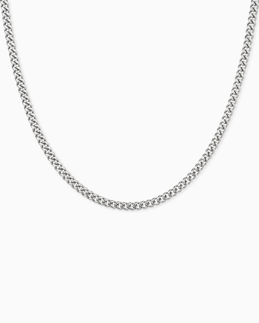 CLEAN CUBANA CHAIN. - 4MM