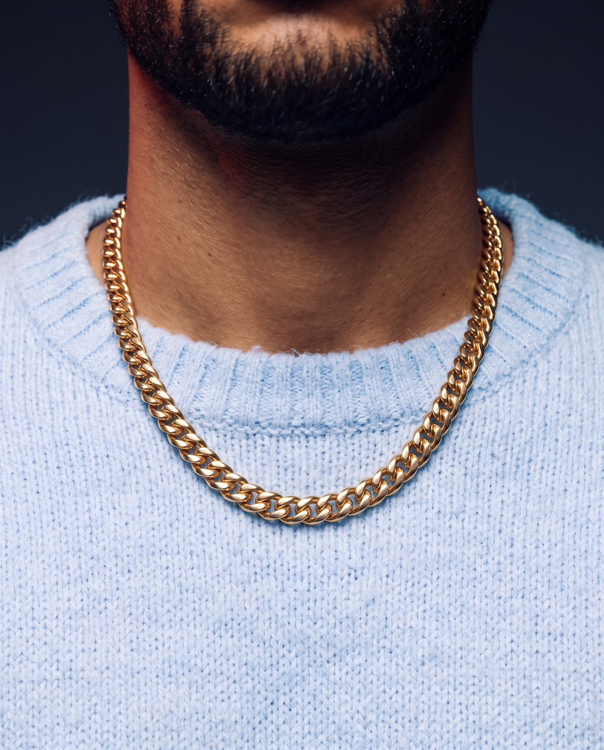 CLEAN CUBANA CHAIN. - 6MM GOLD