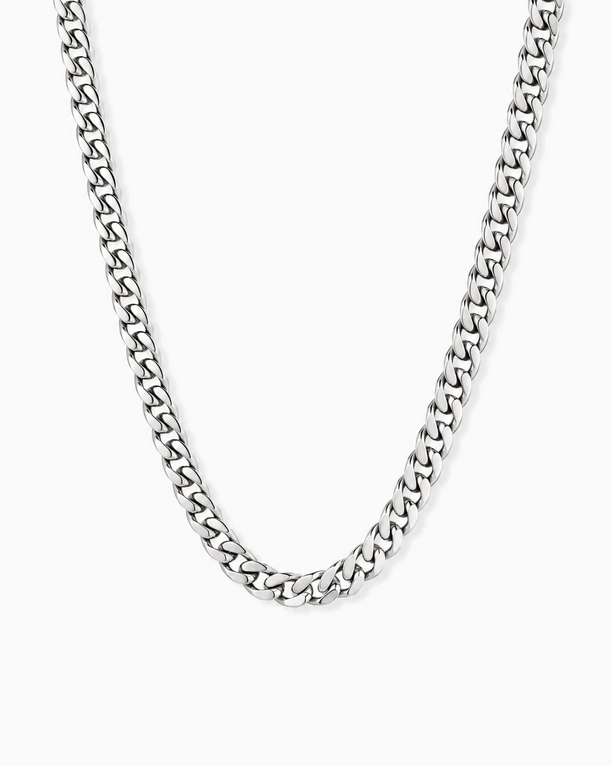 CLEAN CUBANA CHAIN. - 6MM