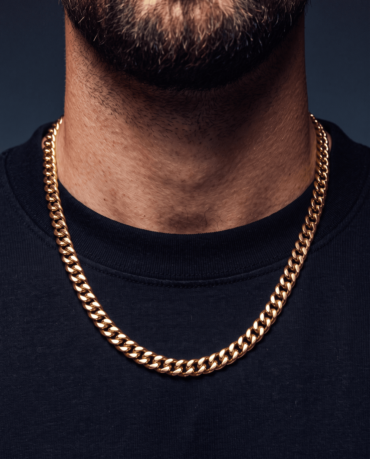 CLEAN CUBANA CHAIN. - 6MM GOLD - Drippy Amsterdam