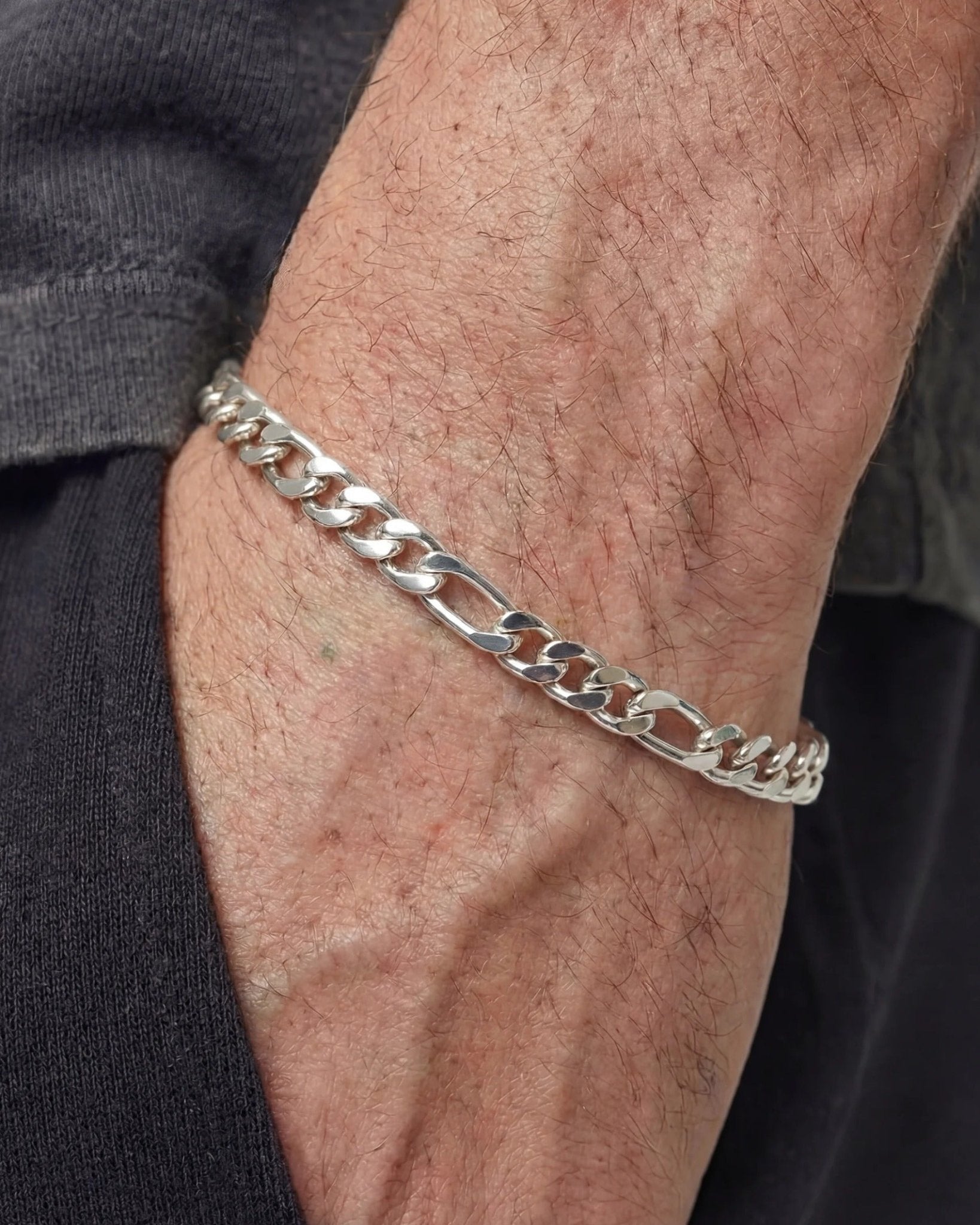 CLEAN FIGARO BRACELET. - 5MM - Drippy Amsterdam