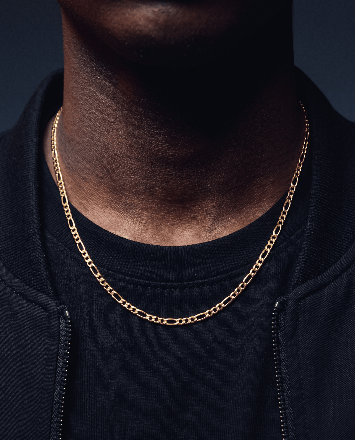 CLEAN FIGARO CHAIN. - 3MM GOLD - Drippy Amsterdam