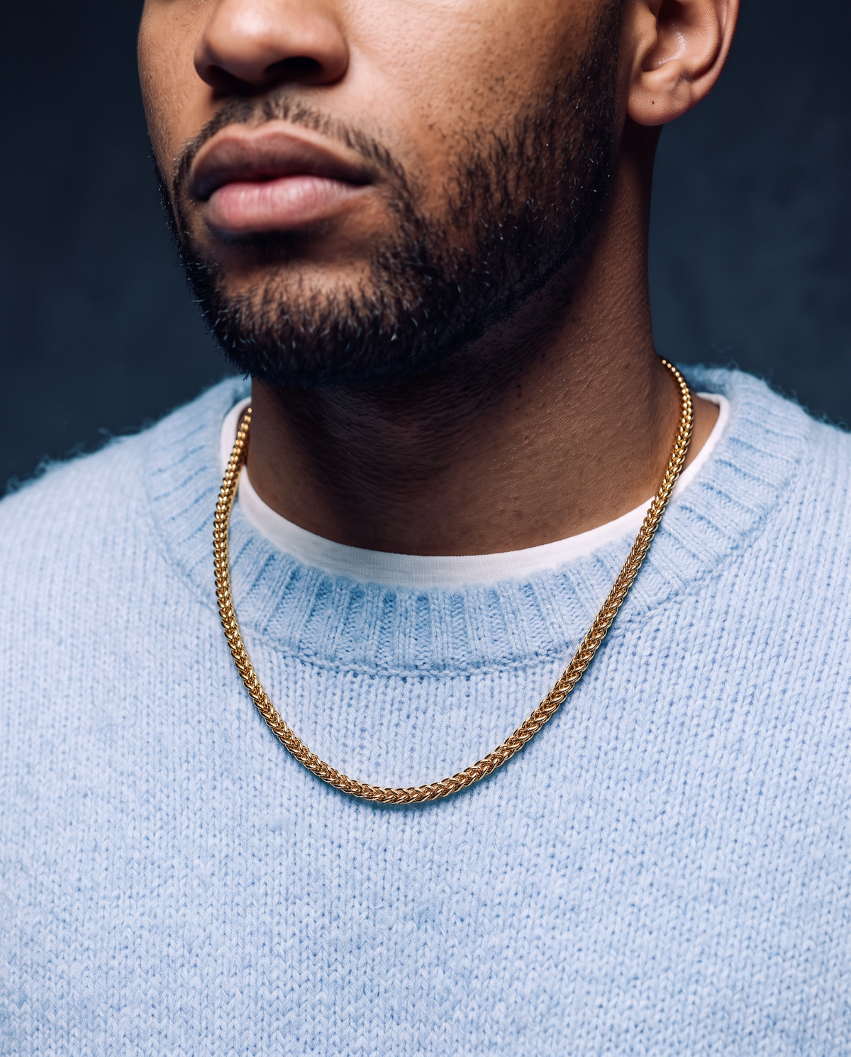 CLEAN FRANCO CHAIN. - 3MM GOLD