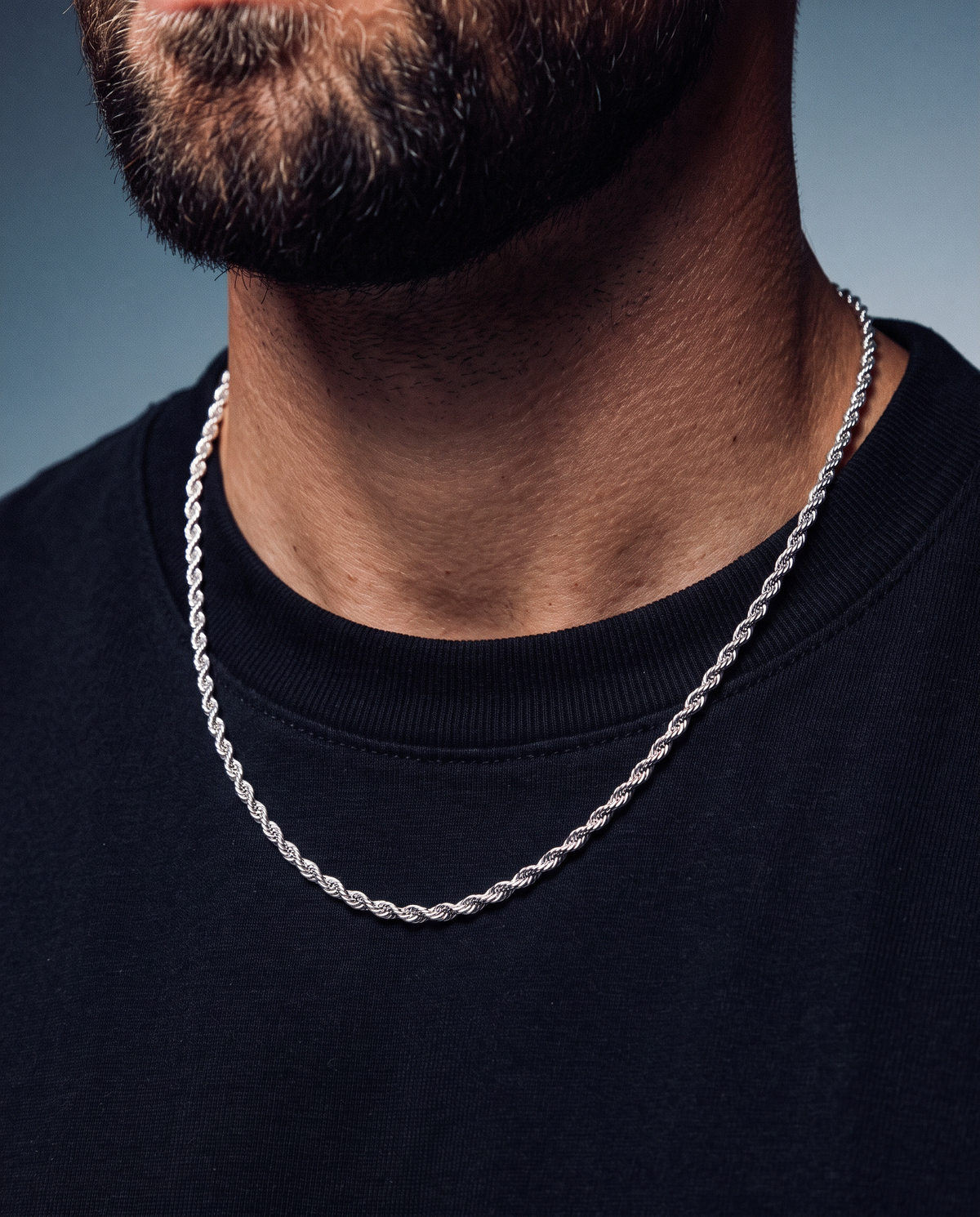 CLEAN ROPE CHAIN 925. - 3MM