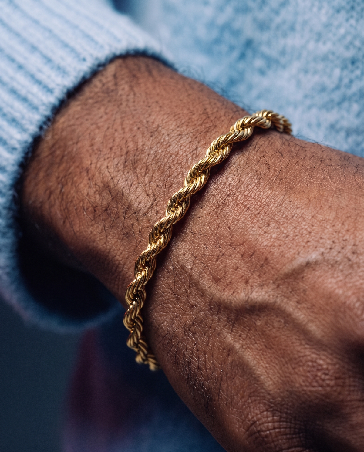 CLEAN ROPE BRACELET. - 2MM GOLD