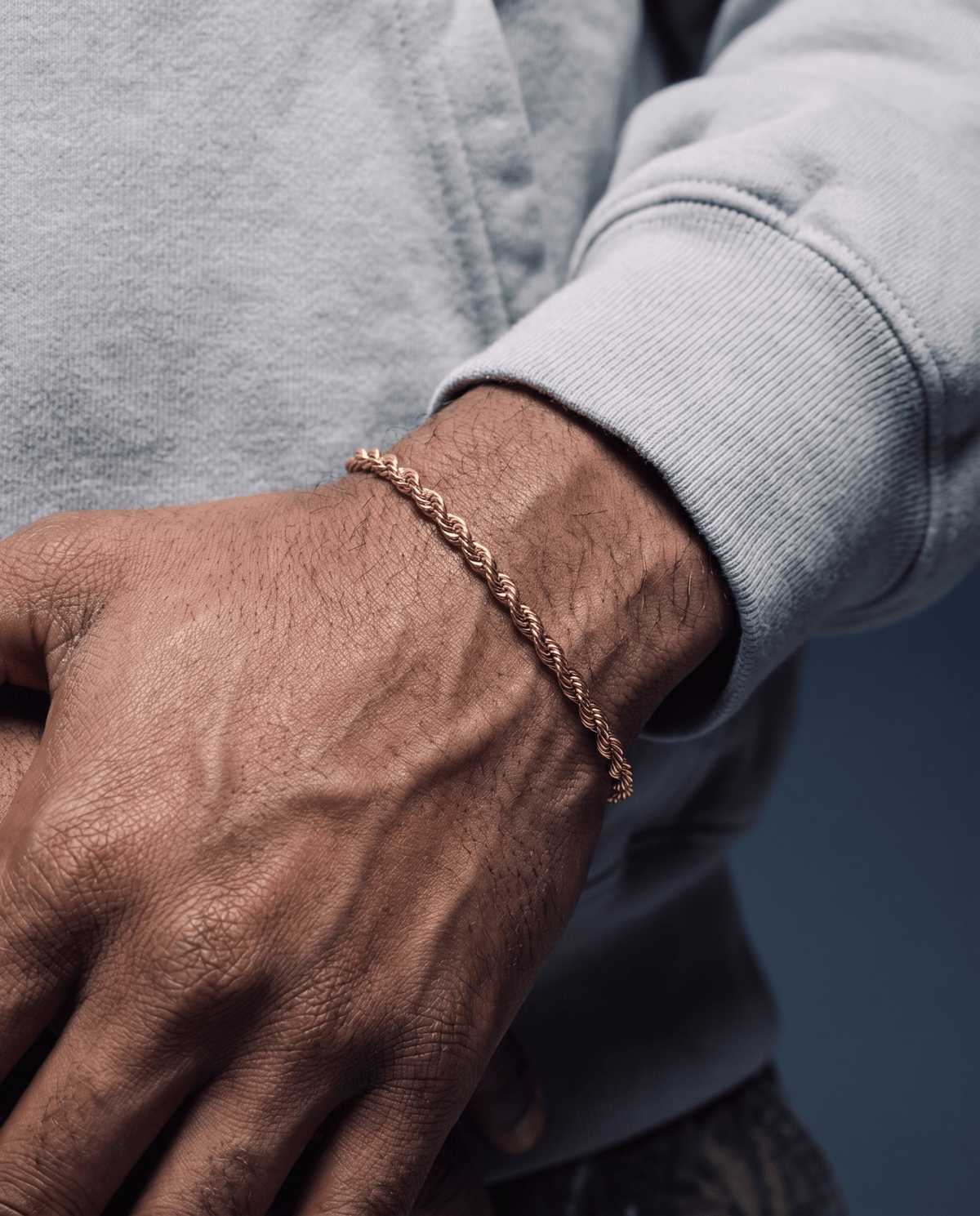 CLEAN ROPE BRACELET. - 3MM GOLD - Drippy Amsterdam
