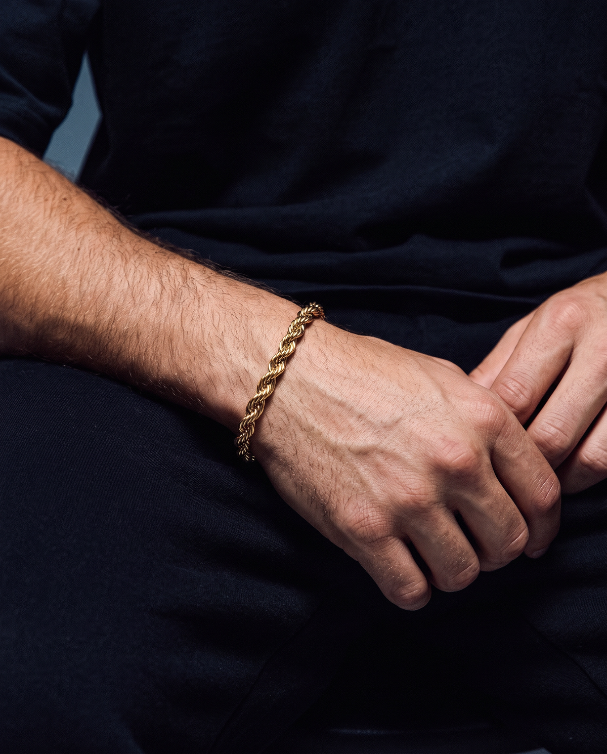 CLEAN ROPE BRACELET. - 6MM GOLD