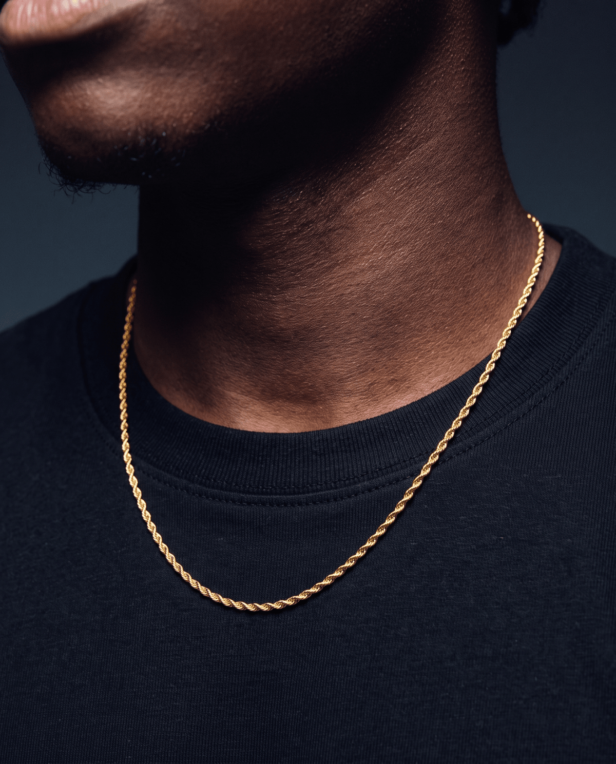 CLEAN ROPE CHAIN. - 2MM GOLD - Drippy Amsterdam
