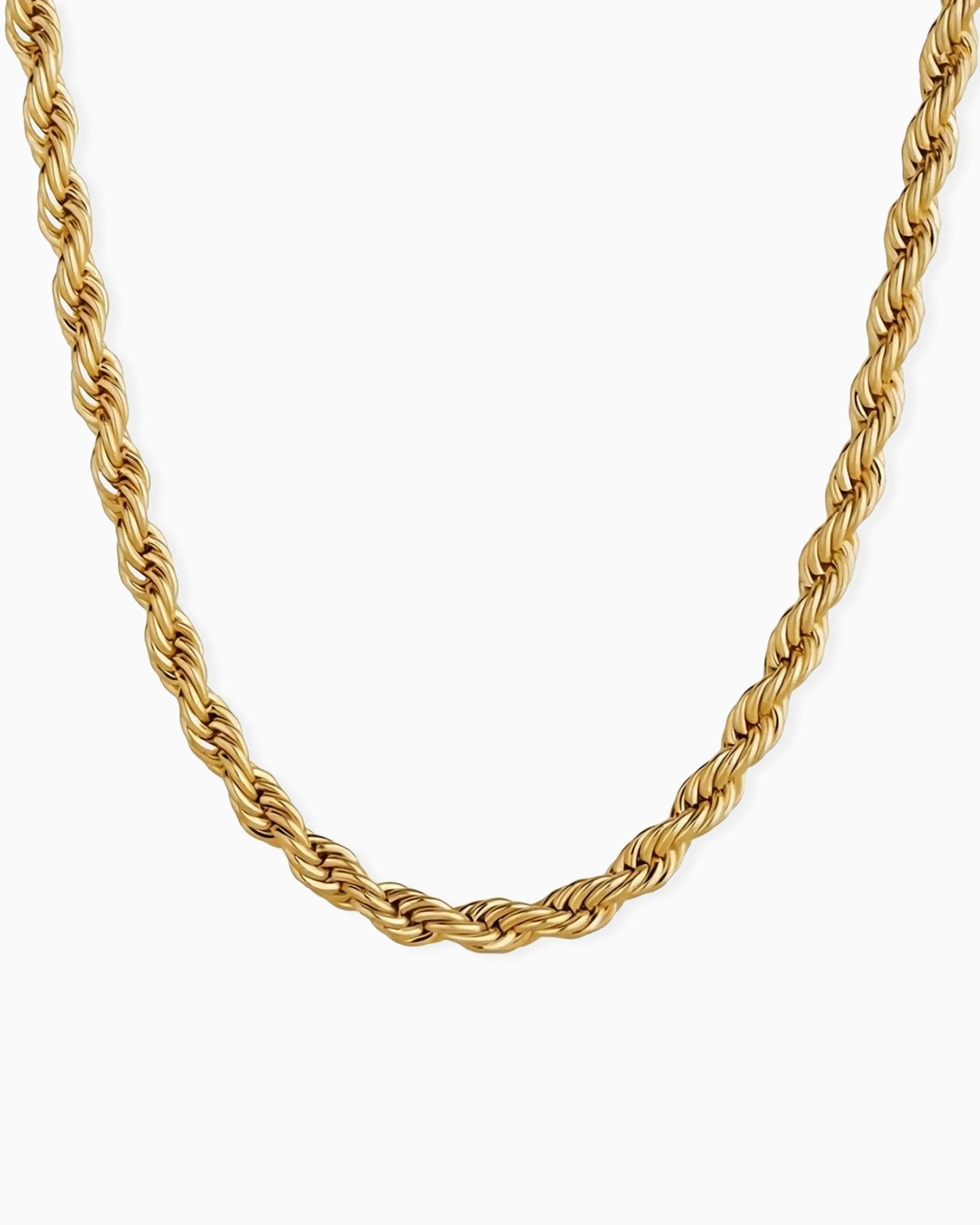 CLEAN ROPE CHAIN. - 6MM GOLD - Drippy Amsterdam