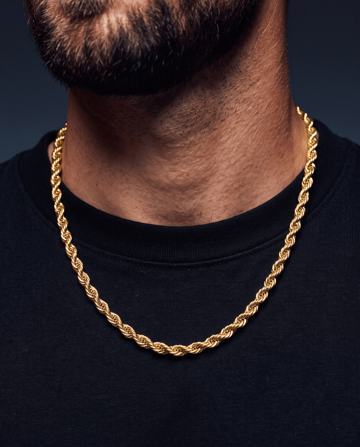 CLEAN ROPE CHAIN. - 6MM GOLD - Drippy Amsterdam