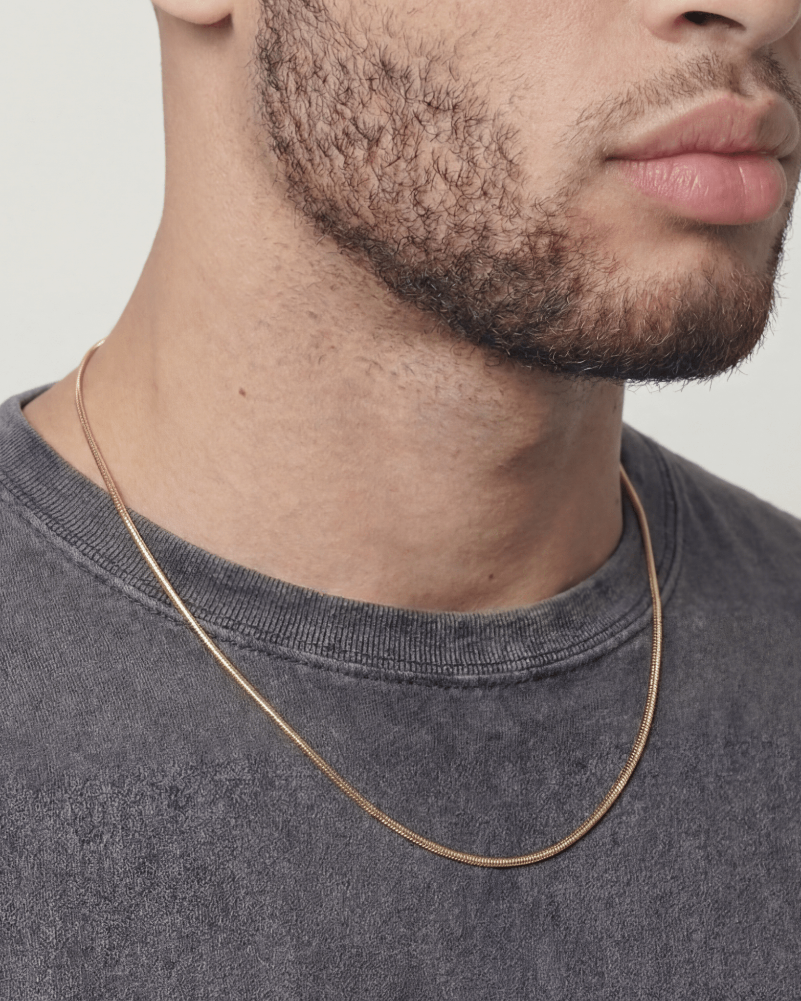 CLEAN SNAKE CHAIN. - 2MM GOLD - Drippy Amsterdam