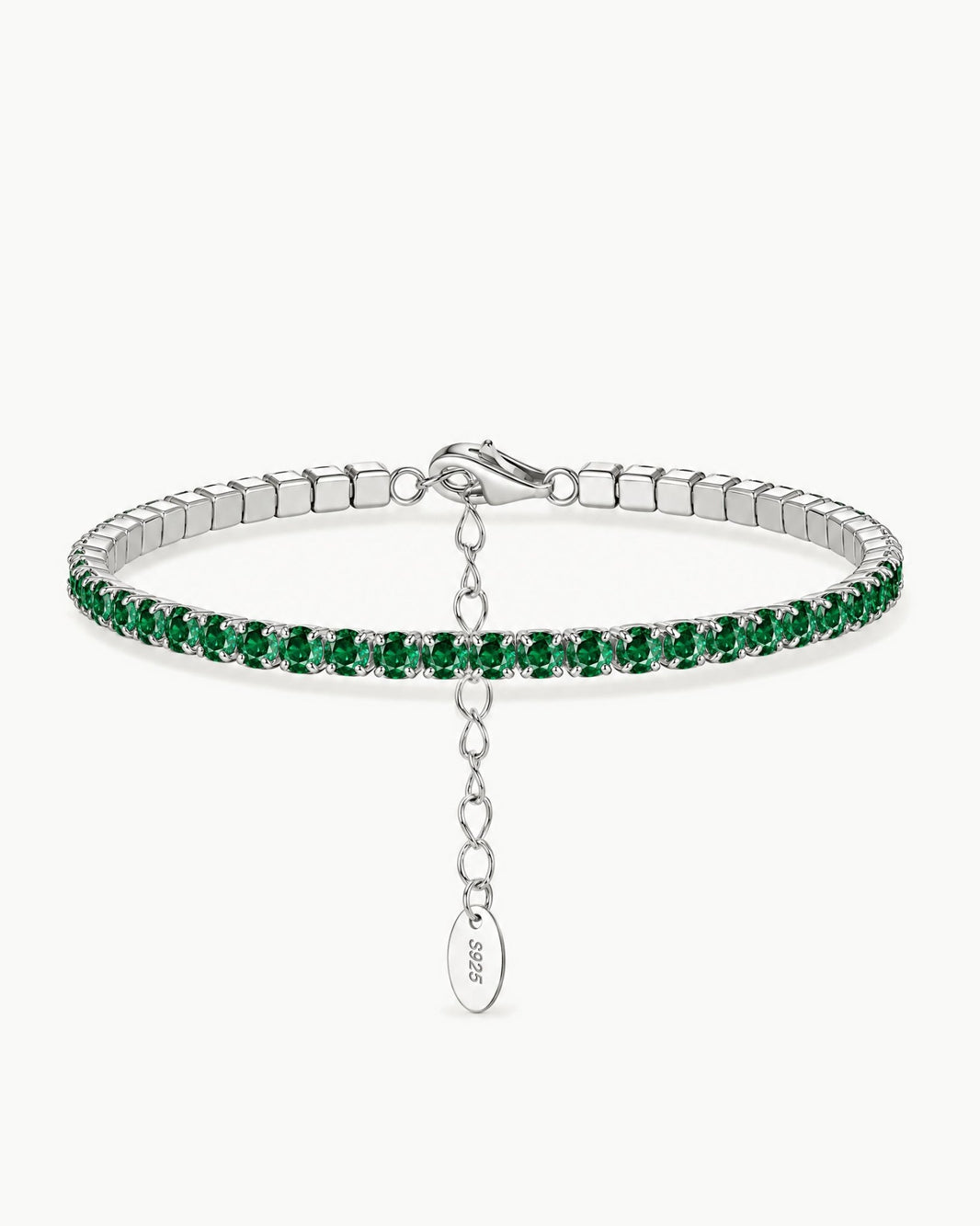 EMERALD ICE BRACELET. - 3MM 925