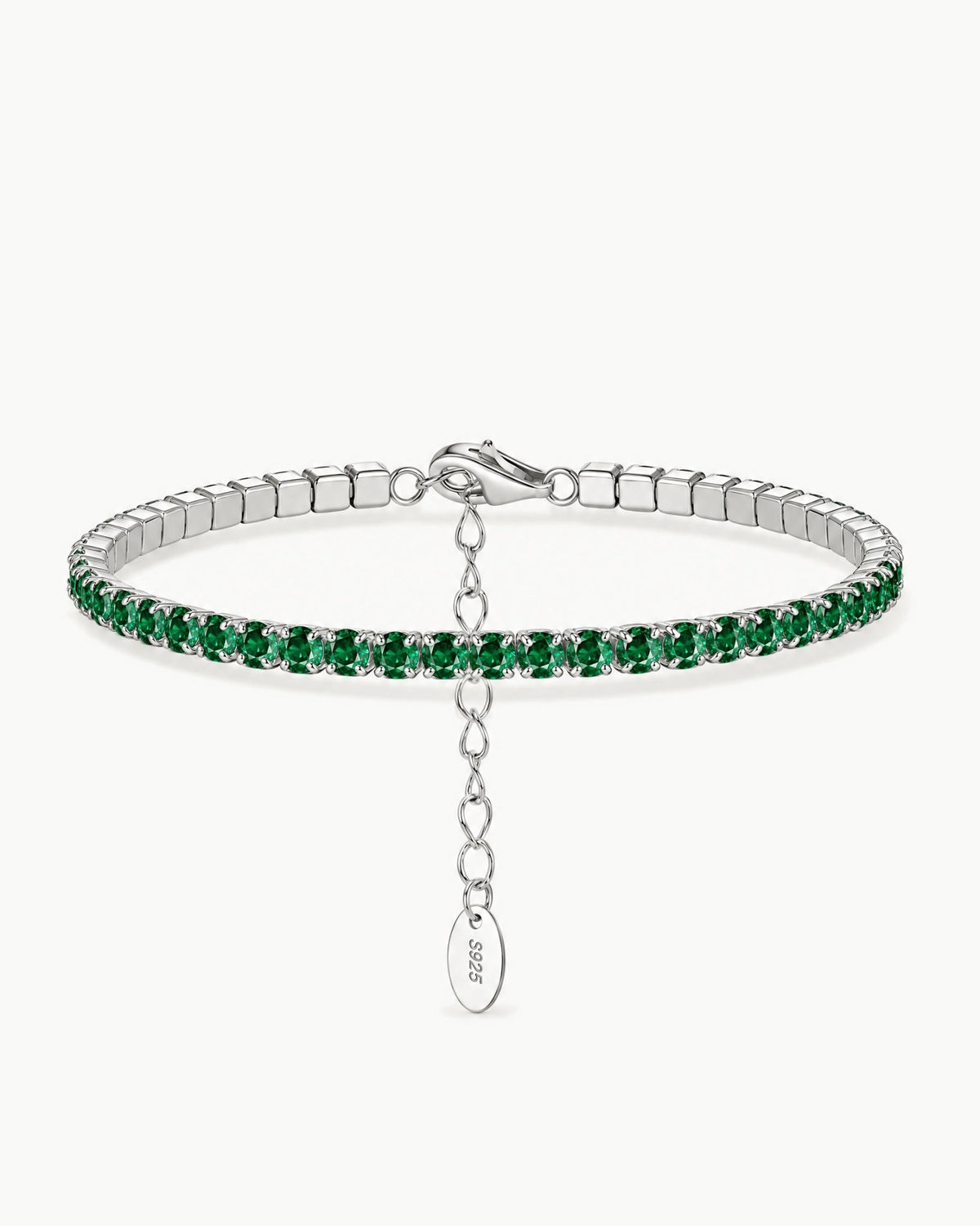 EMERALD ICE BRACELET. - 3MM 925