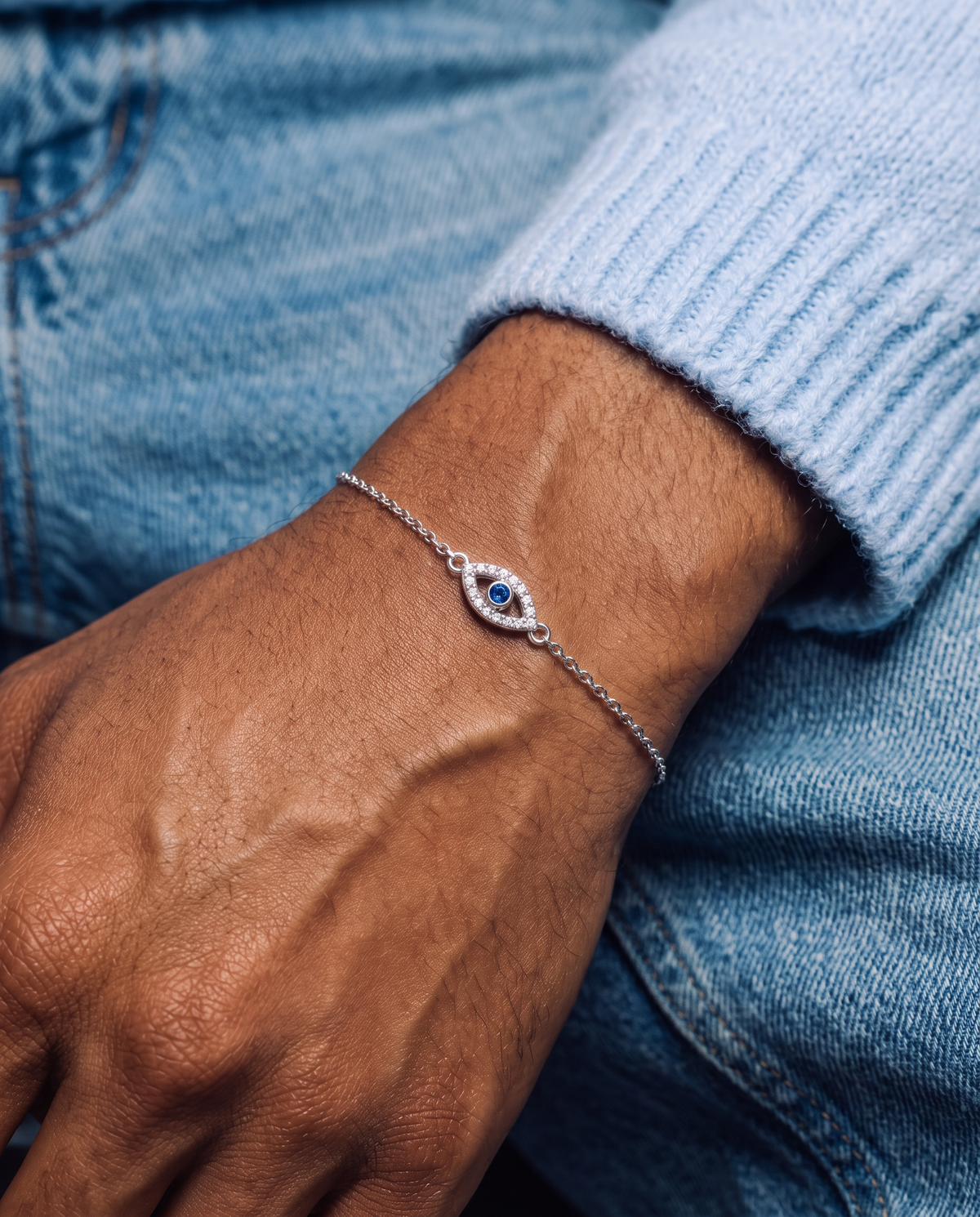 EVIL EYE BRACELET. - 925