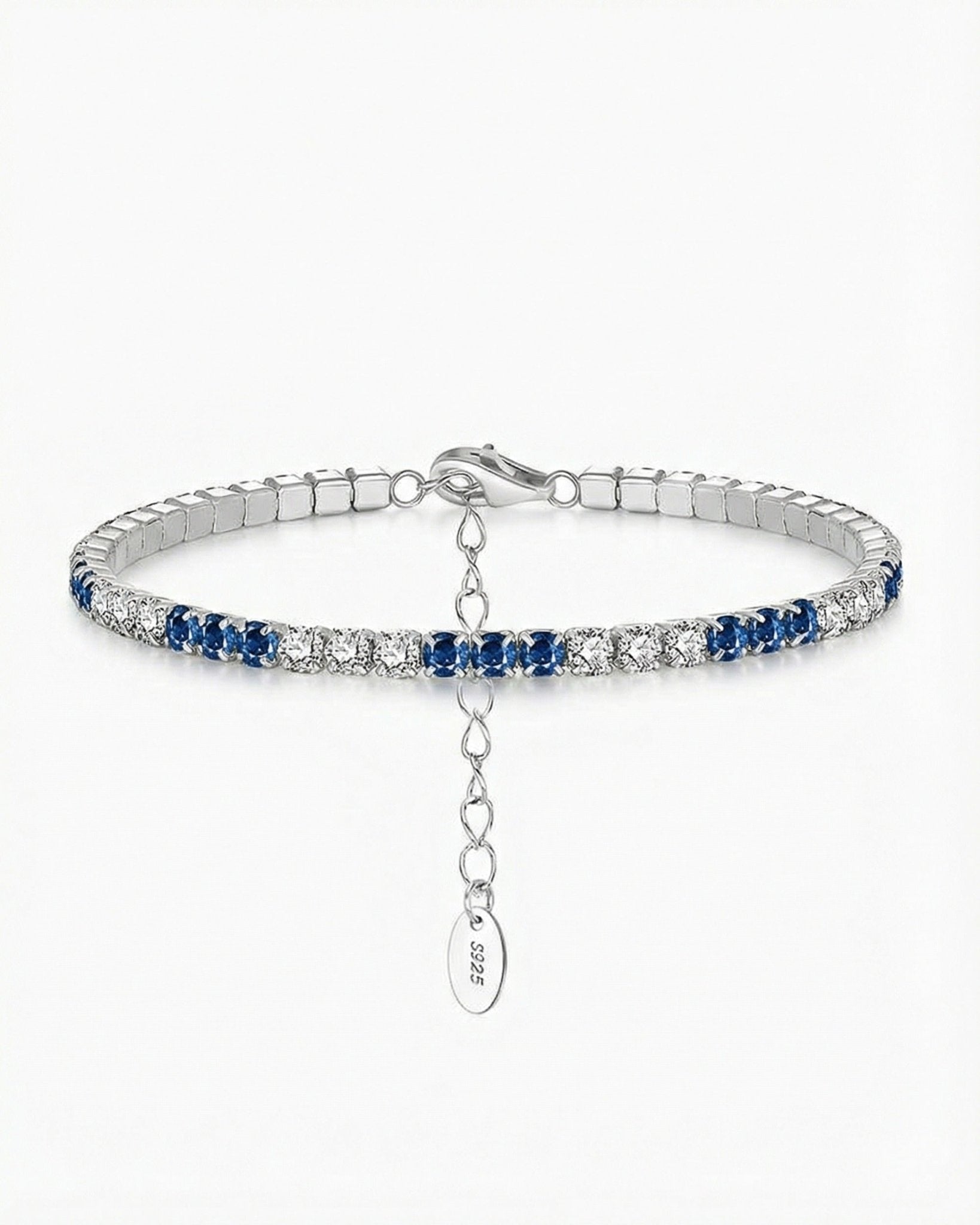 FROSTY BLUE BRACELET. - 3MM - Drippy Amsterdam