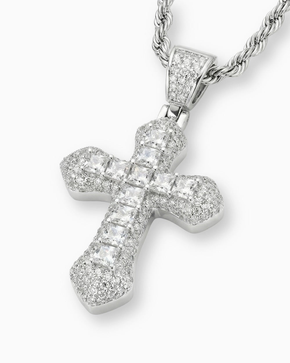 FROSTY CROSS PENDANT. - Drippy Amsterdam