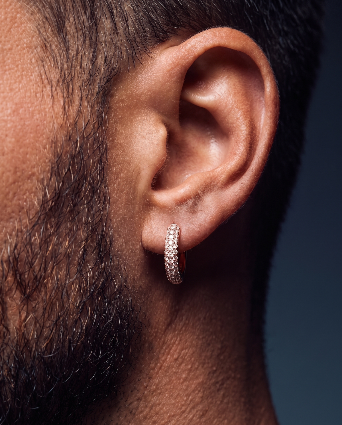HOOPS EARRINGS. - 925
