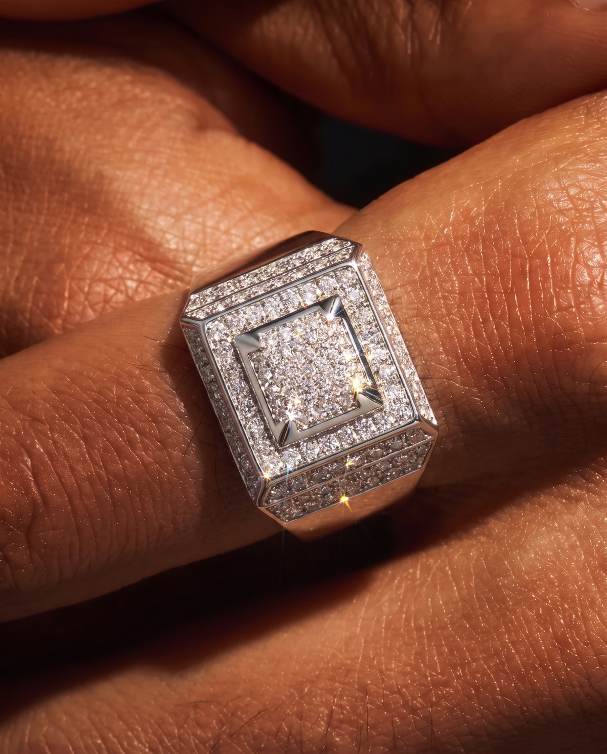 ICE BLOX RING. - 925