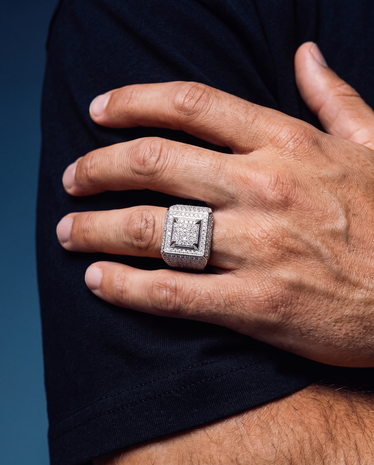 ICE BLOX RING. - 925