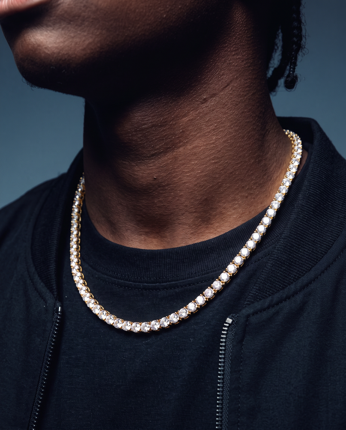 ICE BREAKER CHAIN. - 5MM GOLD