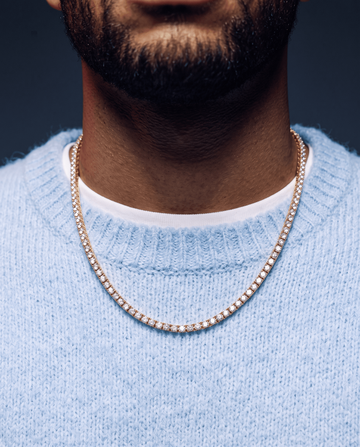 ICE BREAKER CHAIN. - 3MM GOLD - Drippy Amsterdam
