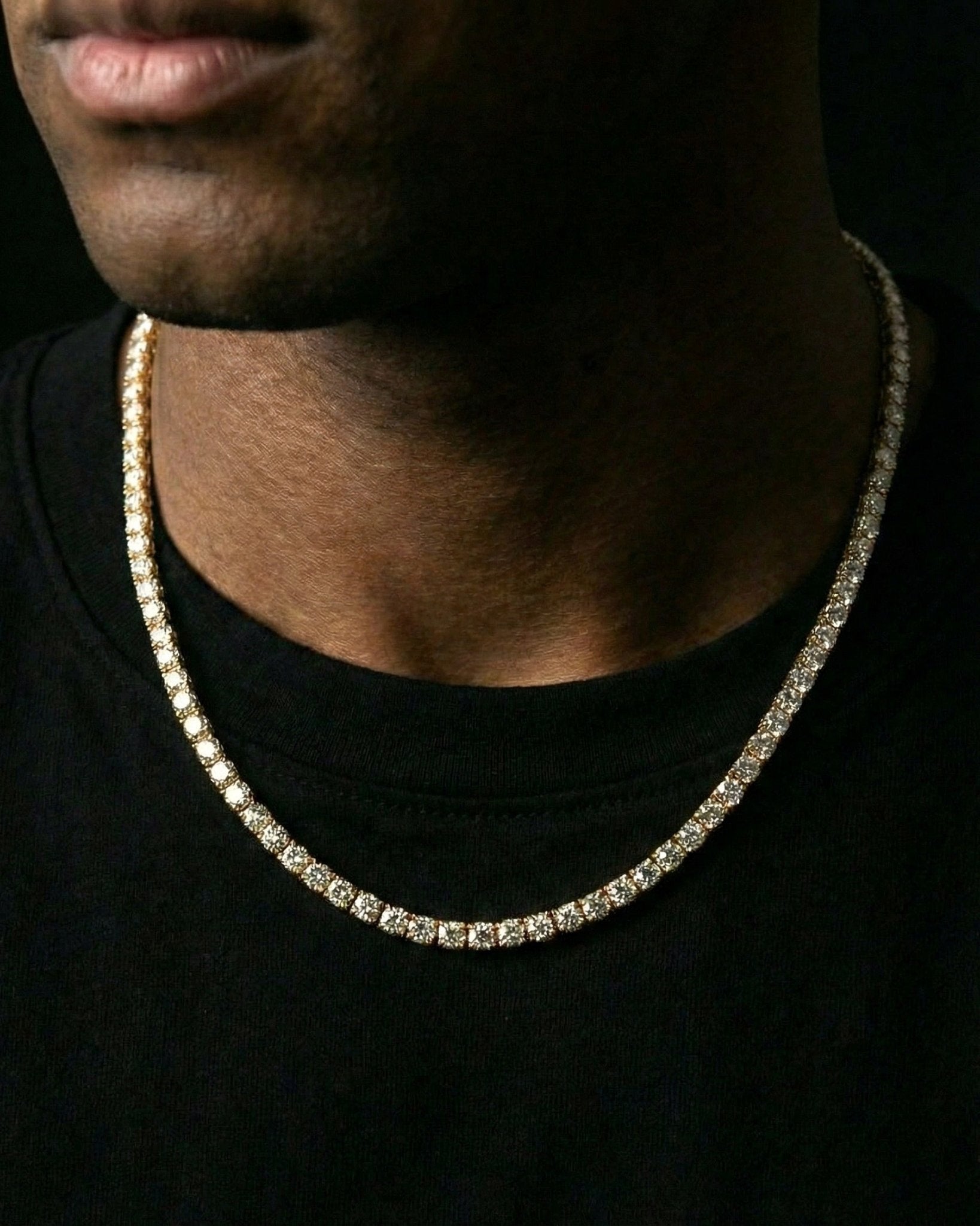 ICE BREAKER CHAIN. - 4MM GOLD - Drippy Amsterdam