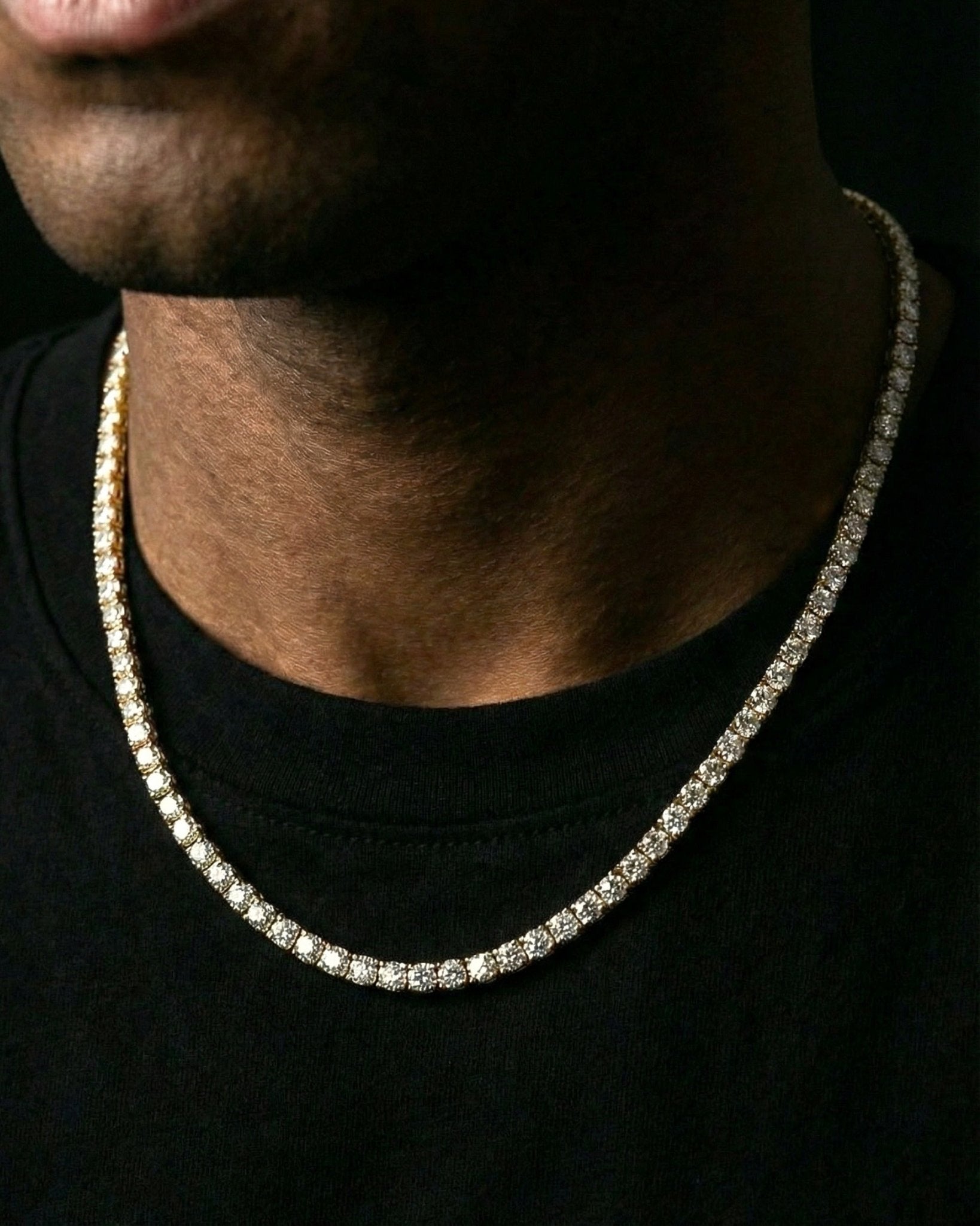 ICE BREAKER CHAIN. - 4MM GOLD - Drippy Amsterdam