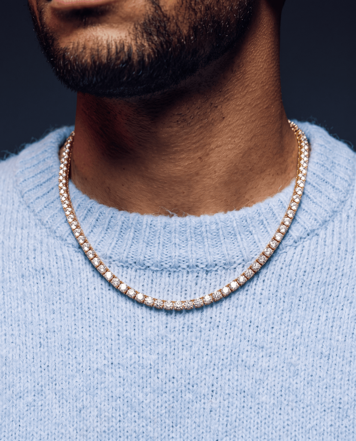 ICE BREAKER CHAIN. - 4MM GOLD - Drippy Amsterdam