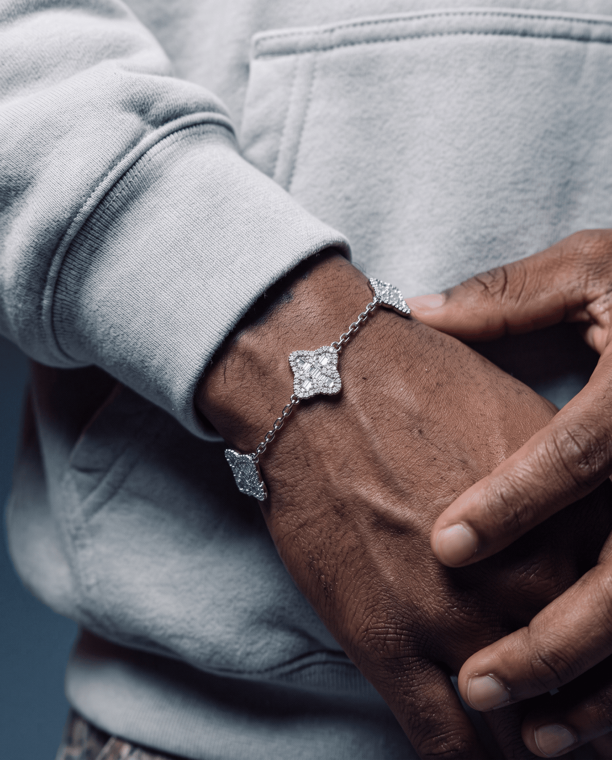 ICED CLOVER BRACELET. - 925 - Drippy Amsterdam