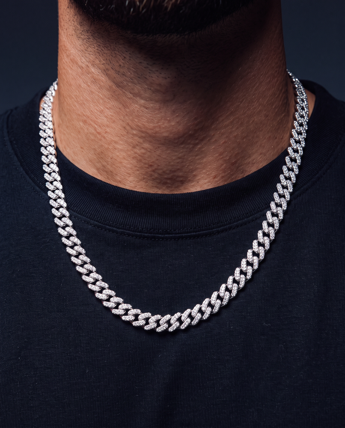 ICY CUBANA CHAIN. - 925