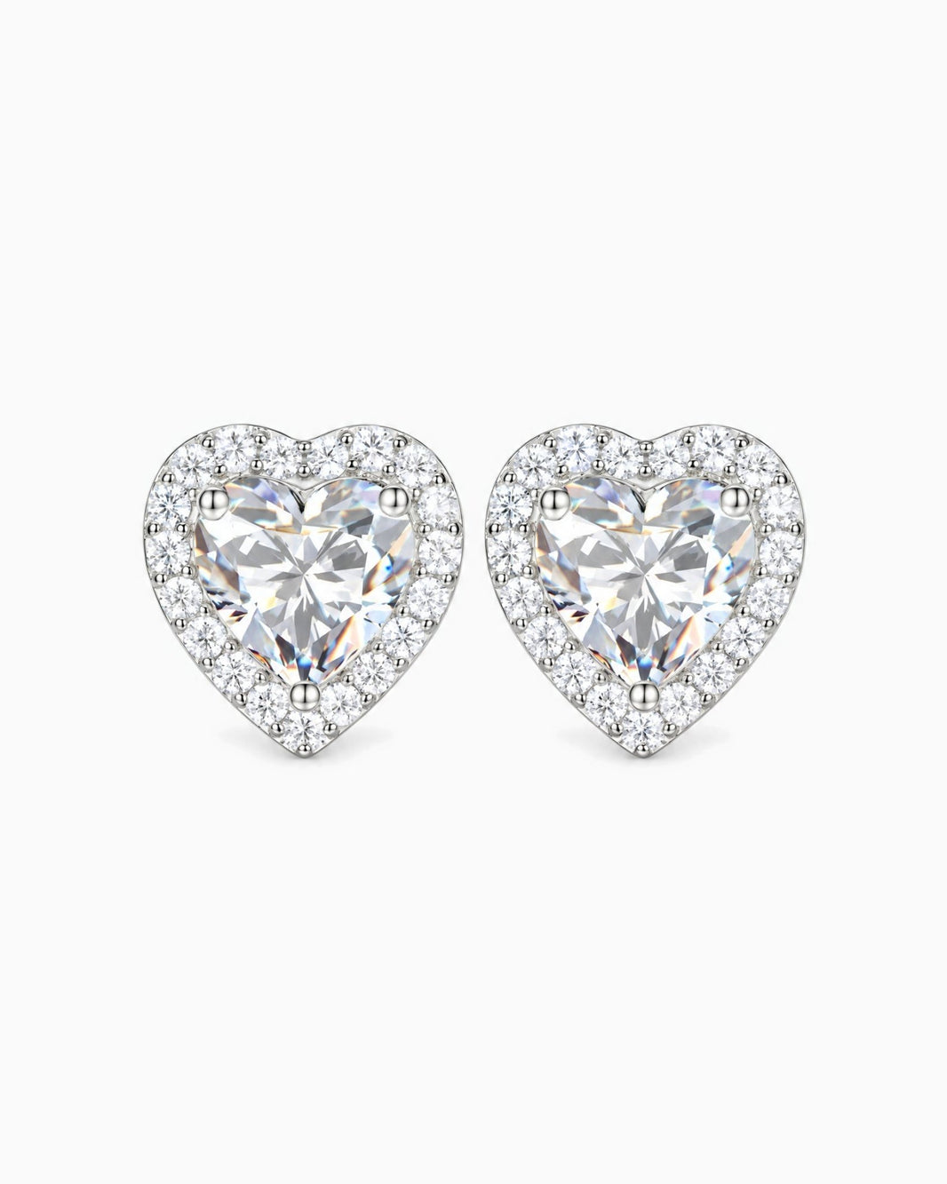 MOISSANITE BIG LOVE STUDS. - Drippy Amsterdam