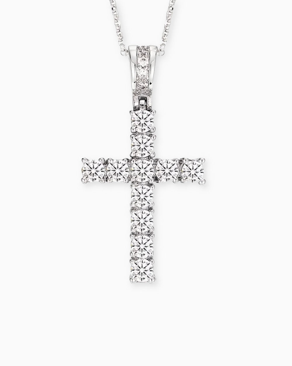 MOISSANITE CROSS PENDANT. - Drippy Amsterdam
